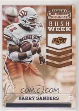 2016 Panini Contenders Draft Picks - Rush Week #18 - Barry Sanders