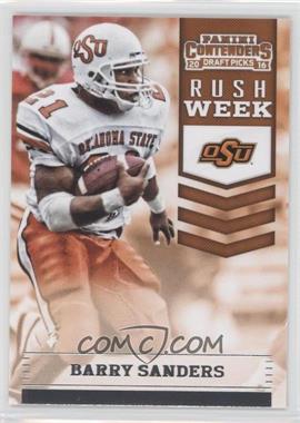 2016 Panini Contenders Draft Picks - Rush Week #18 - Barry Sanders