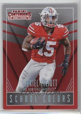 2016 Panini Contenders Draft Picks - School Colors #5 - Ezekiel Elliott