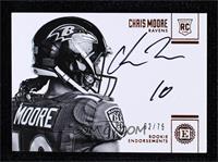 Rookie Endorsements - Chris Moore #/75
