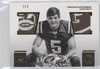 Christian Hackenberg #/5