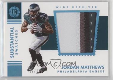 2016 Panini Encased - Substantial Swatches - Sapphire #3 - Jordan Matthews /15