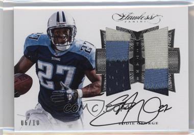 2016 Panini Flawless - Dual Patch Autographs - Silver #DUEG - Eddie George /10