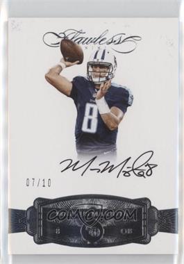 2016 Panini Flawless - Flawless Signatures - Silver #FSMM - Marcus Mariota /10