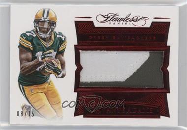 2016 Panini Flawless - Patches - Ruby #PADA - Davante Adams /15