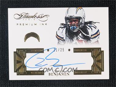 2016 Panini Flawless - Premium Ink #PITB.2 - Travis Benjamin /25