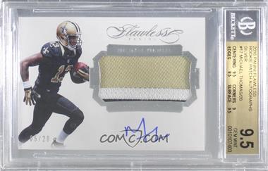 2016 Panini Flawless - Rookie Patch Autographs - Silver #RCMT - Michael Thomas /20 [BGS 9.5 GEM MINT]