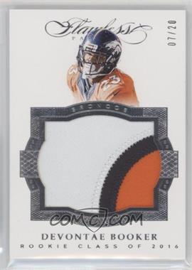 2016 Panini Flawless - Rookie Patches - Silver #RPDB - Devontae Booker /20