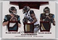 Blake Bortles, Allen Robinson, Allen Hurns #/10