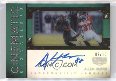 2016 Panini Gala - Cinematic Signatures - Jade #CS-AHS - Allen Hurns /10