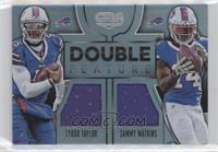 Tyrod Taylor, Sammy Watkins #/49