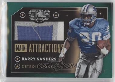 2016 Panini Gala - Main Attractions Memorabilia - Jade #MA-BS - Barry Sanders /10