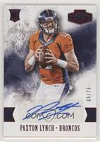 Rookie Autographs - Paxton Lynch #/75