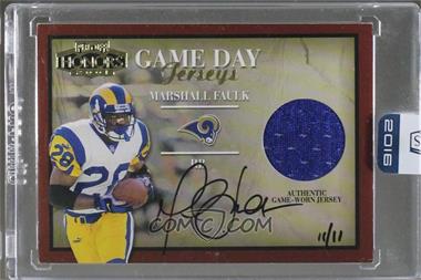 2016 Panini Honors - Recollection Collection #01PH-GD19 - Marshall Faulk (2001 Playoff Honors) /11 [Buyback]
