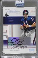 Phil Simms (2002 Playoff Prime Signatures) [Buyback] #/3