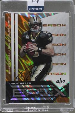 2016 Panini Honors - Recollection Collection #10PE-27 - Drew Brees (2010 Panini Epix) /10 [Buyback]