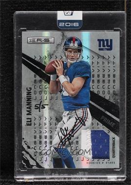 2016 Panini Honors - Recollection Collection #10PRS-96.2 - Eli Manning (2010 Panini Rookies & Stars Longevity Materials) /5 [Buyback]