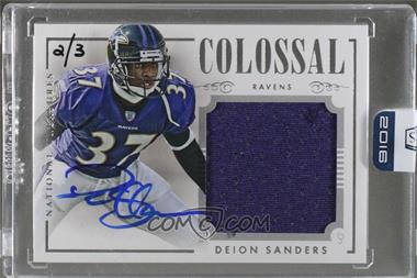 2016 Panini Honors - Recollection Collection #14PNT-CDS - Deion Sanders (2014 Panini National Treasures) /3 [Buyback]