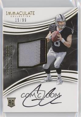 2016 Panini Immaculate Collection - [Base] #106 - Rookie Patch Autographs - Connor Cook /99