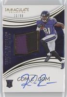 Rookie Patch Autographs - Keenan Reynolds #/99