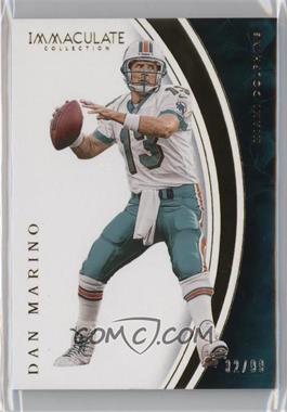 2016 Panini Immaculate Collection - [Base] #28 - Dan Marino /99