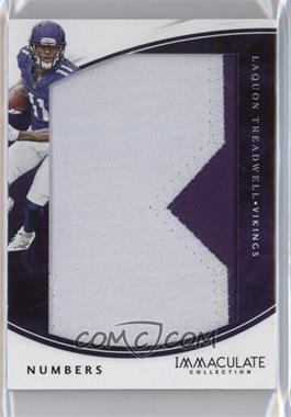 2016 Panini Immaculate Collection - Immaculate Numbers #LT - Laquon Treadwell /50