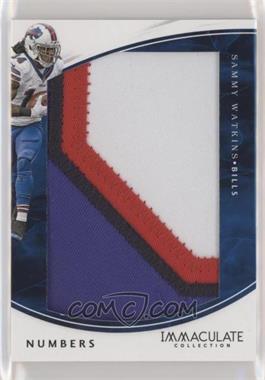 2016 Panini Immaculate Collection - Immaculate Numbers #SW - Sammy Watkins /10