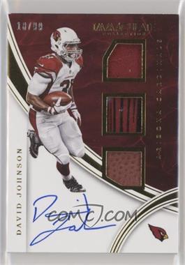 2016 Panini Immaculate Collection - Immaculate Players Collection Autographs #DJ - David Johnson /99 [Noted]