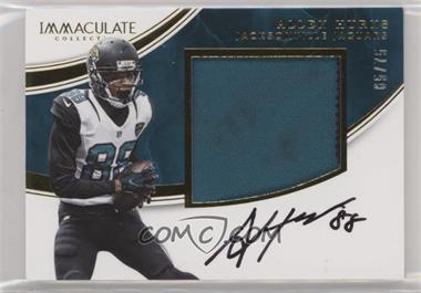 2016 Panini Immaculate Collection - Premium Patch Autographs #AH - Allen Hurns /75