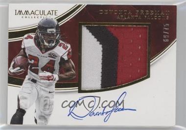 2016 Panini Immaculate Collection - Premium Patch Autographs #DFR - Devonta Freeman /75