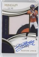 Paxton Lynch #/49