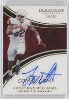 Rookie Autographs - Jonathan Williams #/32