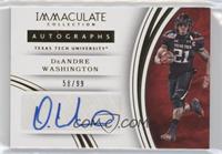 Autographs - DeAndre Washington #/99