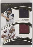 Jared Goff, Jameis Winston [EX to NM] #/99