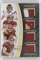 Cody Kessler, Carson Palmer, Mark Sanchez, Matt Barkley #/25