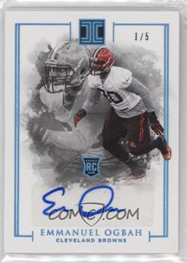 2016 Panini Impeccable - [Base] - Platinum #144 - Rookie Autographs - Emmanuel Ogbah /5