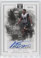 Rookie Autographs - Myles Jack #/25