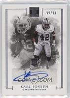 Rookie Autographs - Karl Joseph #/99