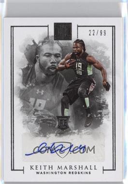 2016 Panini Impeccable - [Base] #134 - Rookie Autographs - Keith Marshall /99