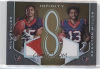 Will Fuller, Braxton Miller #/8