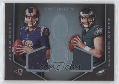 2016 Panini Infinity - RPS Dual Memorabilia #DM-GW - Jared Goff, Carson Wentz /288