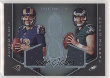 2016 Panini Infinity - RPS Dual Memorabilia #DM-GW - Jared Goff, Carson Wentz /288