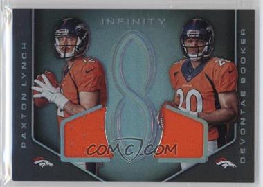 2016 Panini Infinity - RPS Dual Memorabilia #DM-LB - Paxton Lynch, Devontae Booker /288