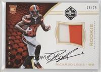 Rookie Patch Autographs - Ricardo Louis #/25