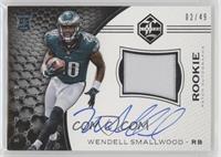 Rookie Patch Autographs - Wendell Smallwood #/49