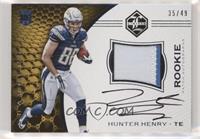 Rookie Patch Autographs - Hunter Henry #/49