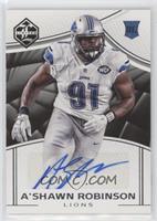 Rookie Autographs - A'Shawn Robinson #/35