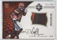 Rookie Patch Autographs - Corey Coleman #/299