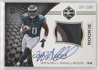 Rookie Patch Autographs - Wendell Smallwood #/299