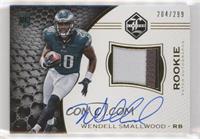 Rookie Patch Autographs - Wendell Smallwood #/299